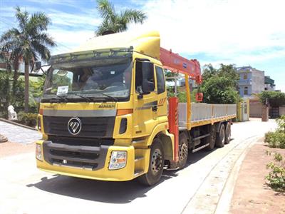 Xe tải Thaco Auman C160/C170 gắn cẩu Kanglim 5 tấn 6 đốt